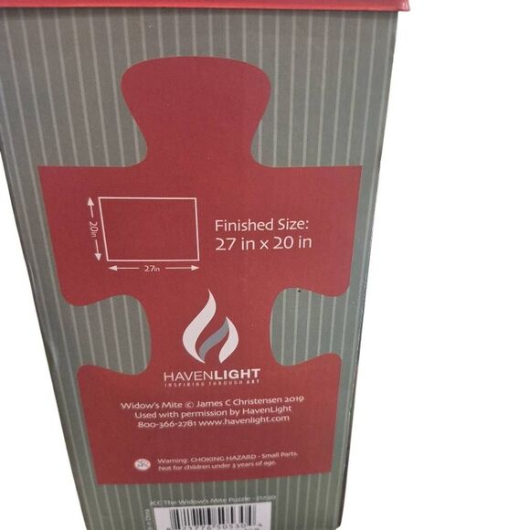 James Christensen The Widow's Mite 1000 pc Jigsaw Puzzle - Picture 4 of 12